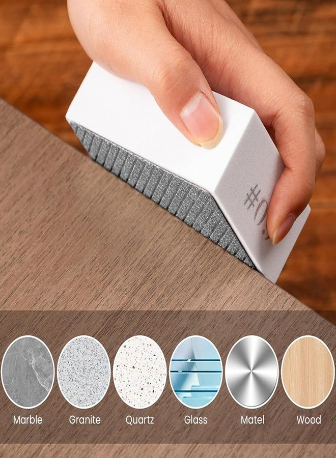 Serplex® Reusable Diamond Hand Polishing Sanding Block, 60 Grit, Wet & Dry Use, Foam Grip, 90x55x30mm, For Granite, Marble, Concrete, Stone, Tile, Metal, Medium-Coarse Pad For Quick Surface Prep - Image 3